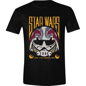 Star Wars - Join The Rebellion Spray T-Shirt - Medium