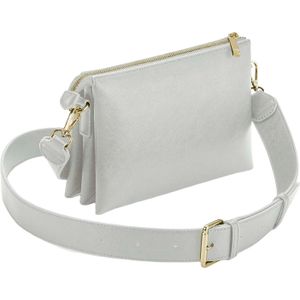 Bagbase Dames/Dames Boutique Soft Touch Crossbody Bag  (Zacht Grijs)