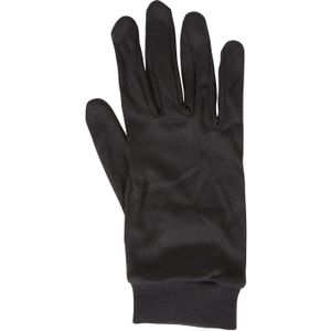Mountain Warehouse Uniseks zijden handschoenen voor volwassenen (XL) (Zwart)