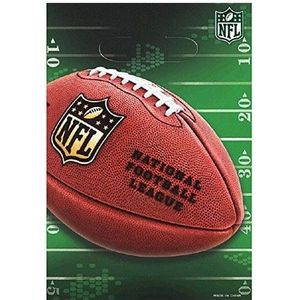 NFL Plastic feestzak met logo  (Groen/bruin)