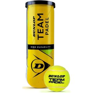 Dunlop-Slazenger Team Padel Tennisballen (Set van 3)  (Groen)