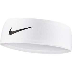 Nike Fury brede hoofdband voor volwassenen  (Wit)