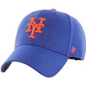 47 Volwassen unisex New York Mets Baseballpet  (Koningsblauw/Oranje)