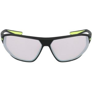 Nike Unisex Aero Swift zonnebril voor volwassenen  (Zwart/Volt)