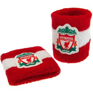 Liverpool FC Polsbandje van Crest (Pakket van 2)  (Rood/Wit)