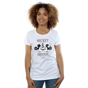 Li-cense Disney dames mousecrush mondays mickey & minnie mouse katoenen t-shirt