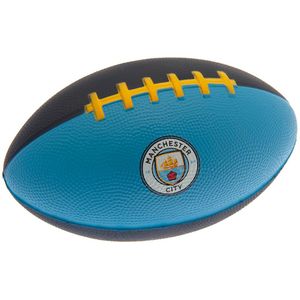 Manchester City FC Mini Foam American Football  (Marineblauw/Zeerblauw)