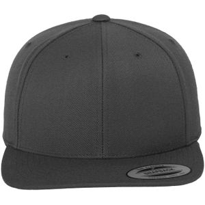 Flexfit Klassieke Snapback-cap voor volwassenen  (Donkergrijs)
