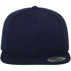Flexfit Klassieke Snapback-cap voor volwassenen  (Marine)