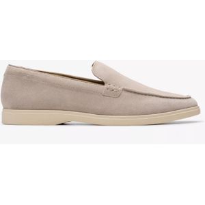 Clarks Heren Mocassin Torford Easy Grey Suede G-Breedte GRAU 41