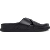 Clarks - Torford Cross Slide - Sandaal - Zwart - Leer