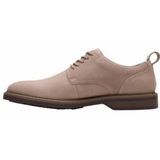 Clarks - Aldwin Lace - Derbyschoen - Grijs - Nubuckleer