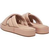 Clarks - Alda Glide - Slippers - Lichtgroen - Leer