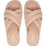 Clarks - Alda Glide - Slippers - Lichtgroen - Leer