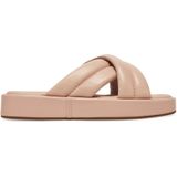 Clarks - Alda Glide - Slippers - Lichtgroen - Leer