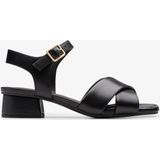 Clarks - Serina 35 Cross - Sandalen - Zwart - Leer