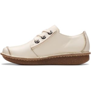 Casual Schoenen - Crèmekleurig - Leer - Lichtgewicht en Flexibel