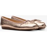 Clarks - Freckle Ice - Schoenen - Koperkleurig Metallic Leer