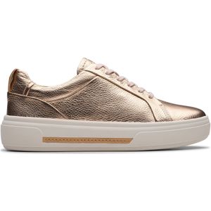 Clarks - Hollyhock Walk - Casual Sneaker - Koperkleurig - Leer