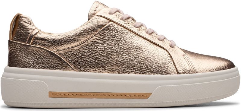 Clarks - Hollyhock Walk - Casual Sneaker - Koperkleurig - Leer