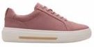 Clarks - Hollyhock Walk - Casual Sneaker - Mauve - Nubuckleer