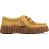 Clarks - Torhill Bee - Nette Schoenen - Gouden Bruin - Suède
