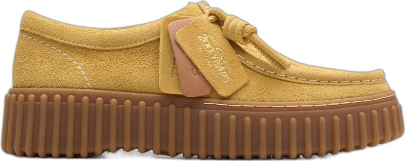 Clarks - Torhill Bee - Nette Schoenen - Gouden Bruin - Suède