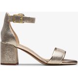 Clarks - 26181296 Ezoria Mae Sandalen - Goudkleurig - Leer