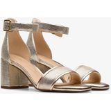 Clarks - 26181296 Ezoria Mae Sandalen - Goudkleurig - Leer