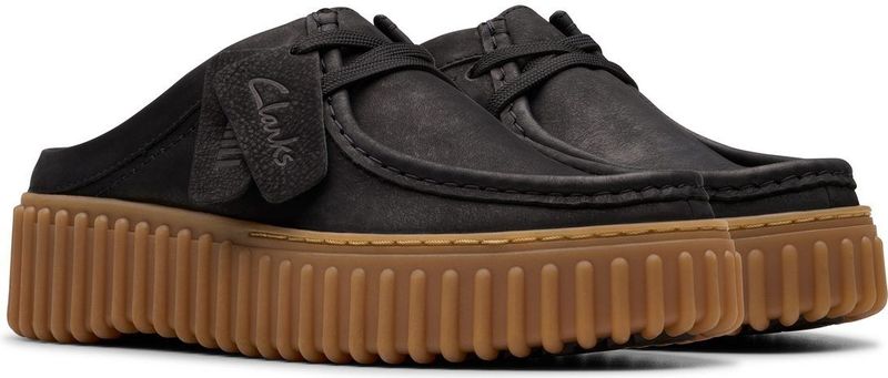 Clarks Clog »Torhill Mule«, Plateausandale, Mules mit Plateausohle und Ziernaht