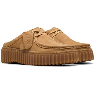 Clarks - Torhill Klompen - Lichtbruin - Leer