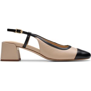 Clarks - Nyta45 Sling - Schoenen - Zandkleurig - Leer