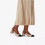 Clarks - Nyta 45 Sling - Nette Schoenen - Zandkleurig - Leer