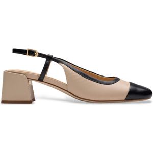 Clarks - Nyta 45 Sling - Nette Schoenen - Zandkleurig - Leer