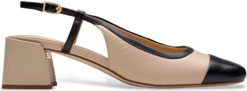 Clarks - Nyta 45 Sling - Nette Schoenen - Zandkleurig - Leer