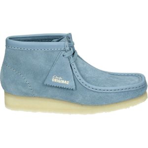 Clarks - Wallabee Boot - Suède - Poederblauw - Mocassinconstructie