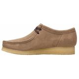 Clarks - Wallabee - Donkerbruin - Suède Schoen