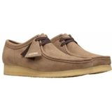 Clarks - Wallabee - Donkerbruin - Suède Schoen
