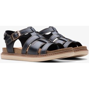 Clarks - Arwell Sun - Damessandalen - Zwart - Leer