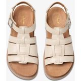 Clarks - Arwell Sun - Sandalen - Crèmekleurig - Leer