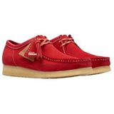 Clarks Originals - Wallabee - Schoen - Rood - Suède