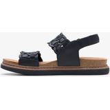 Clarks - Arwell Glide - Sandalen - Zwart - Nubuck