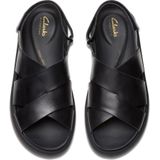 Clarks - Aristella Sun - Sandalen - Zwart - Leer