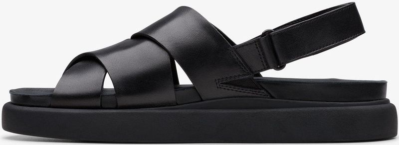Clarks - Aristella Sun - Sandalen - Zwart - Leer