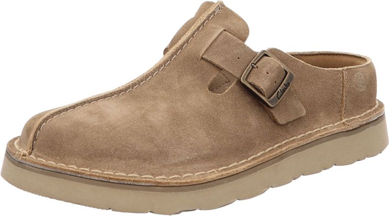 Clarks - Solsbury Mule - Instapper - Donker Sand - Suède