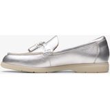 Clarks - Narini Edge - Instapper - Zilverkleurig - Leer
