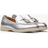 Clarks - Narini Edge - Instapper - Zilverkleurig - Leer