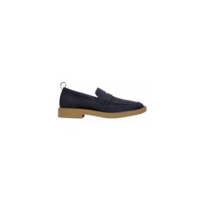 Clarks - Martock - Instapper - Navy - Suède en Textiel