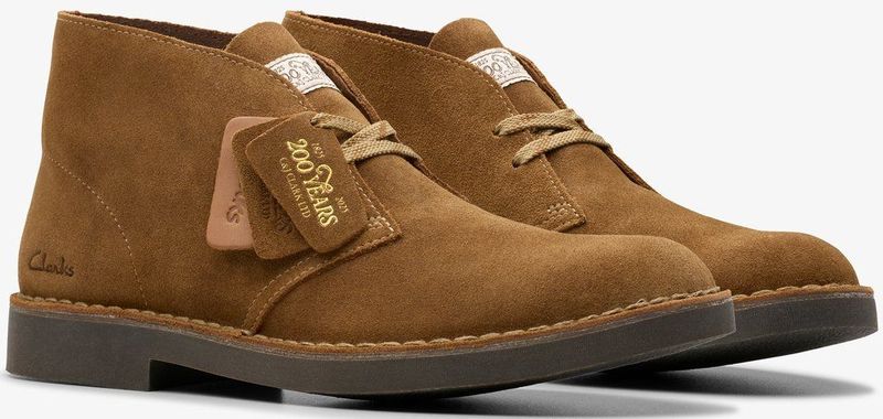 Clarks - Desert Bt Evo - Veterschoenen - Cola - Suède