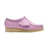 Clarks - Wallabee - Schoenen - Mauve - Krokodillen-effect Bovenwerk